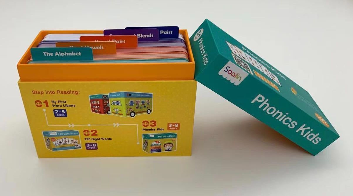 新品】Saalin phonics flash card 150枚 フォニックス フラシュカード