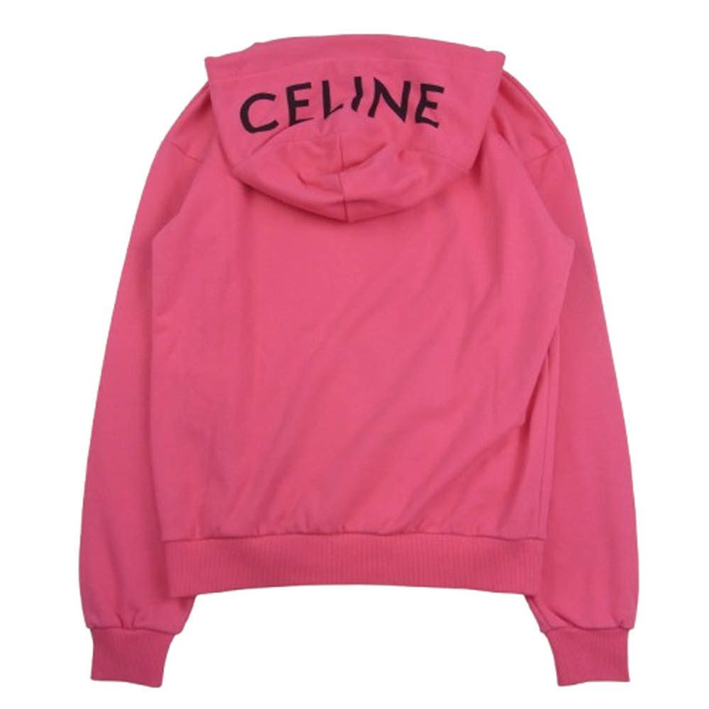 セリーヌ CELINE ルーズフーディ ピンク CELINE セリーヌ 21SS 2Y499052H LOOSE HOODIE WHIT HOOD LOGO
