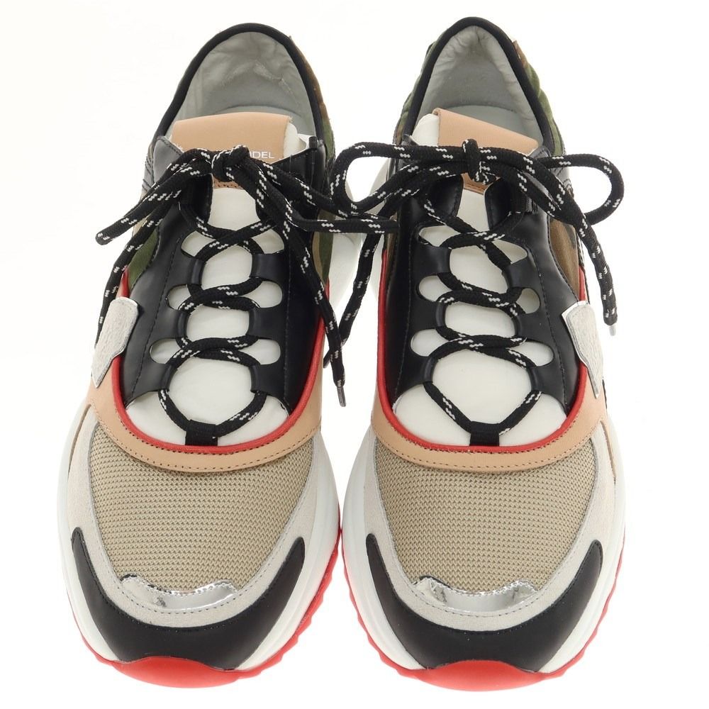 新品】フィリップモデル PHILIPPE MODEL EZE CC1 スニーカー ベージュx