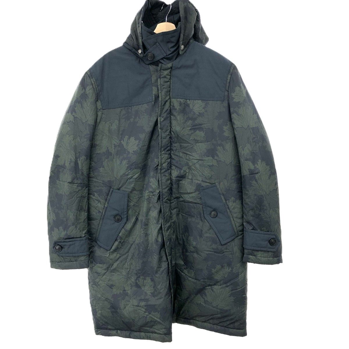 ETRO エトロ ダウン コート U29 1S279 5518 ネイビー/グリーン ETRO エトロ ダウン コート U29 1S279 5518 ネイビー/グリーン