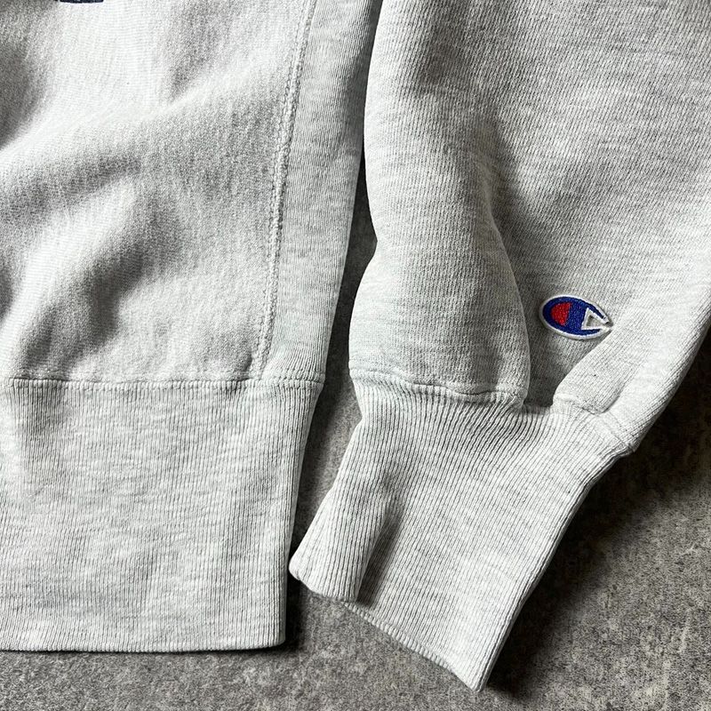 90s USA製 Champion 3段 カレッジ 両面 プリント リバース 90s USA製 Champion 3段 カレッジ 両面 プリント リバース