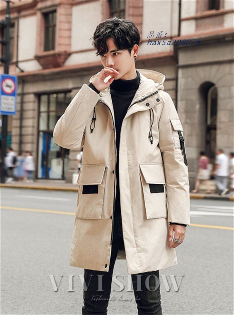 ダウンコート メンズ ロング ダウンジャケット ロングコート 軽い 大きいサイズ 暖かい hax5a208079 KANDAIZUMI_COM