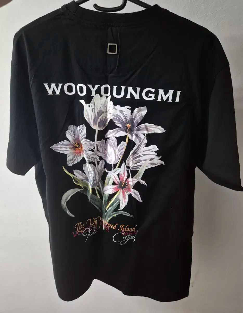 ☆韓国人気☆ヤシの木 フードTシャツ/WOOYOUNGMI☆ wooyoungmi-black-palm-tree-