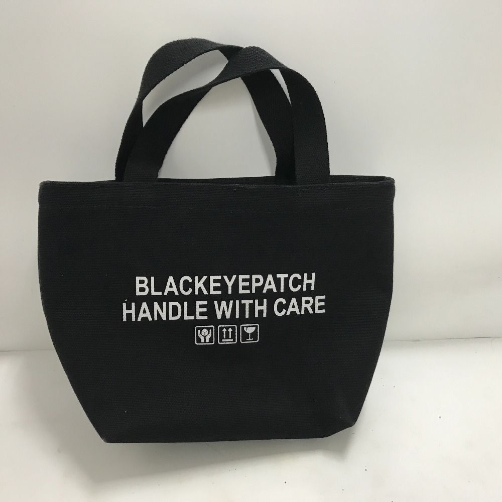 02w07878 BLACK EYE PATCH ブラックアイパッチ キャンバスミニトートバッグ ブラック トートバッグ 【中古品】 - メルカリ