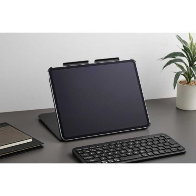 【大特価!!】 エレコム ELECOM iPad Pro ケース 13インチ M4 高さ調整フラップ カバー Apple Pencil収納 フリーアングル スタンド オートスリープ機能 TB-A25PLWVH2BK