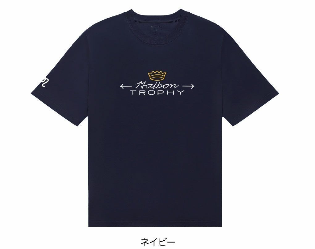 L マルボンゴルフ  MALBON GOLF 　ウエア　メンズウェア　ネイビー マルボンゴルフ（Malbon Glolf）（メンズ）ゴルフウェア