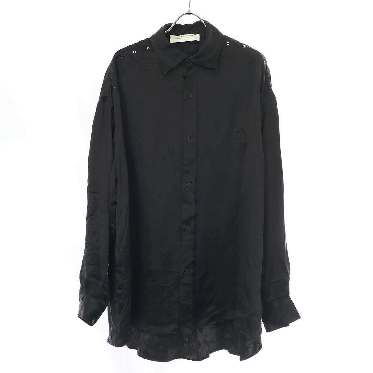 1017 ALYX 9SM アリクス 24SS Longsleeve Cupro Shirt With Eyelets 