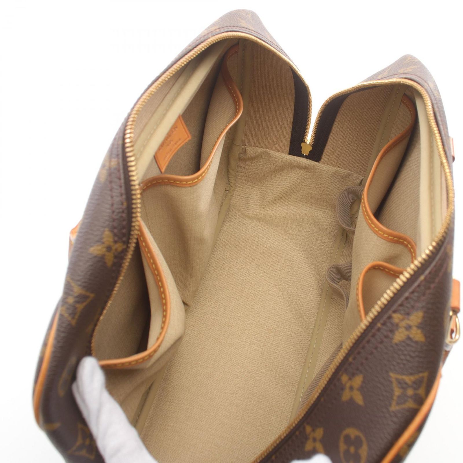 ルイ・ヴィトン ドーヴィル ボーリングヴァニティ モノグラム