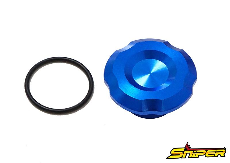 NINJA ZX-25R ZX-4R ステムナットキャップ 青 SNIPER スナイパー