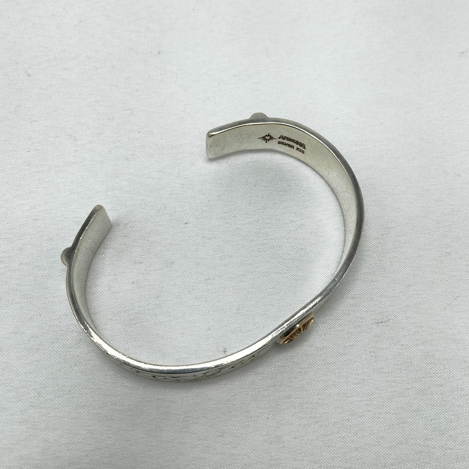 アリゾナ フリーダム シルバー k18 バングル ARIZONA FREEDOM シルバーk18バングル アリゾナフリーダム