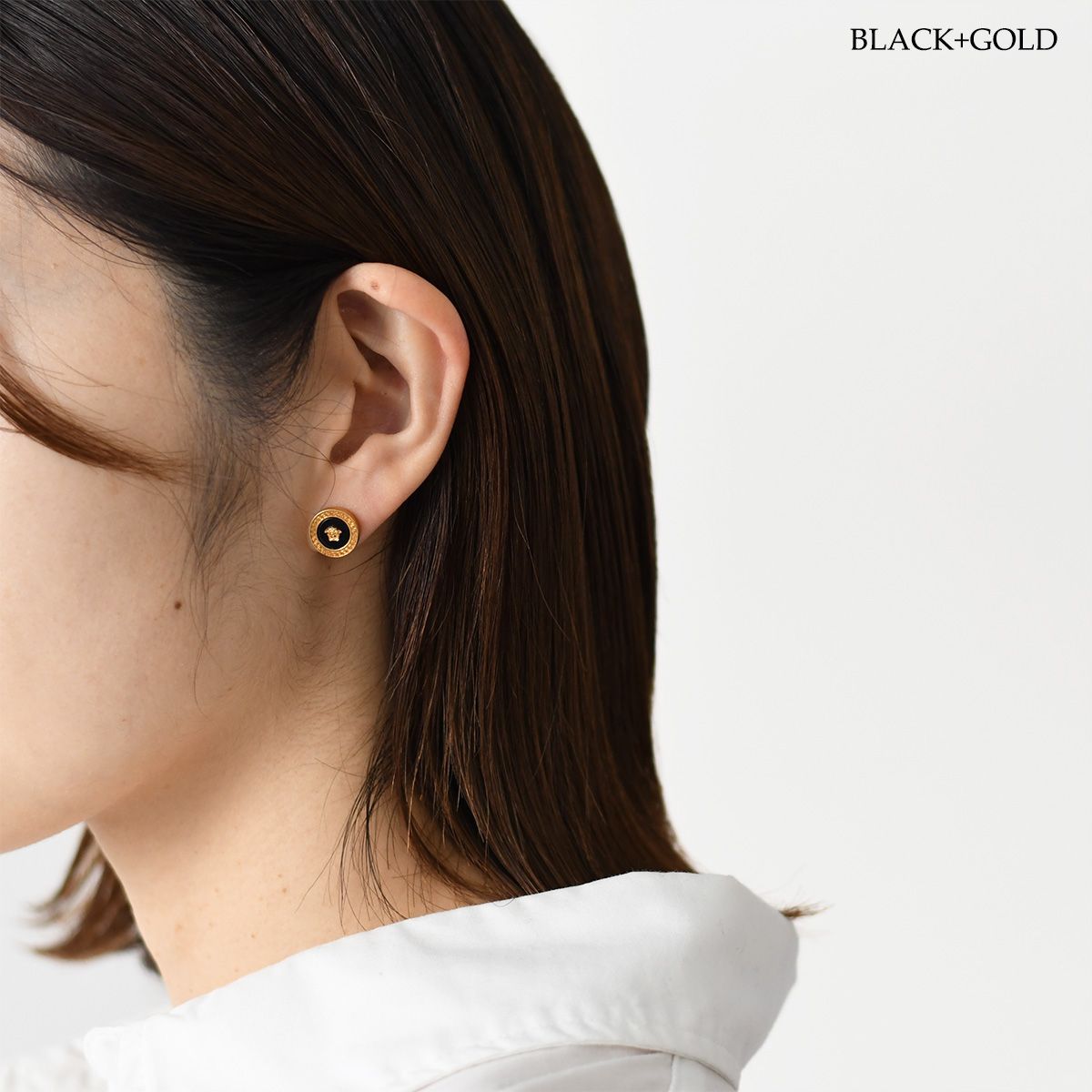 VERSACE ゴールド メドゥーサ スタッド ピアス 正規品新品☆Versace