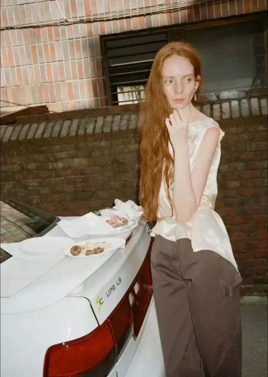 リボンビット ribbonbit Carpenter Cotton Pants チャコール