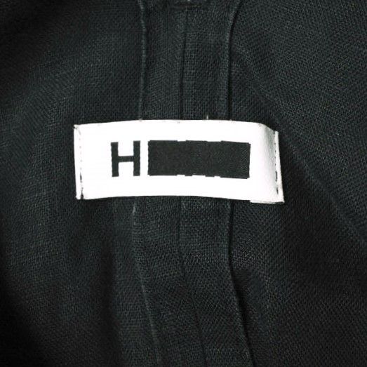 H BEAUTY&YOUTH エイチ ビューティーアンドユース 日本製 LINEN V NECK DRESS リネンVネックドレス 1626-299-3346 S ブラック ワンピース トップス【中古】【H BEAUTY&YOUTH】 H BEAUTY&YOUTH エイチ ビューティーアンドユース 日本製 LINEN V NECK