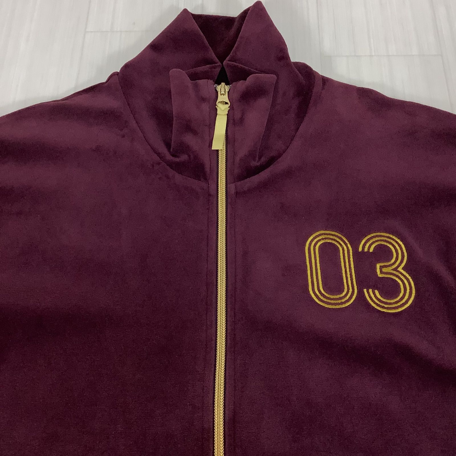 訳あり美品 adidas トラックジャケット ジャージ セットアップ ボルドー 訳あり美品 adidas トラックジャケット ジャージ セットアップ