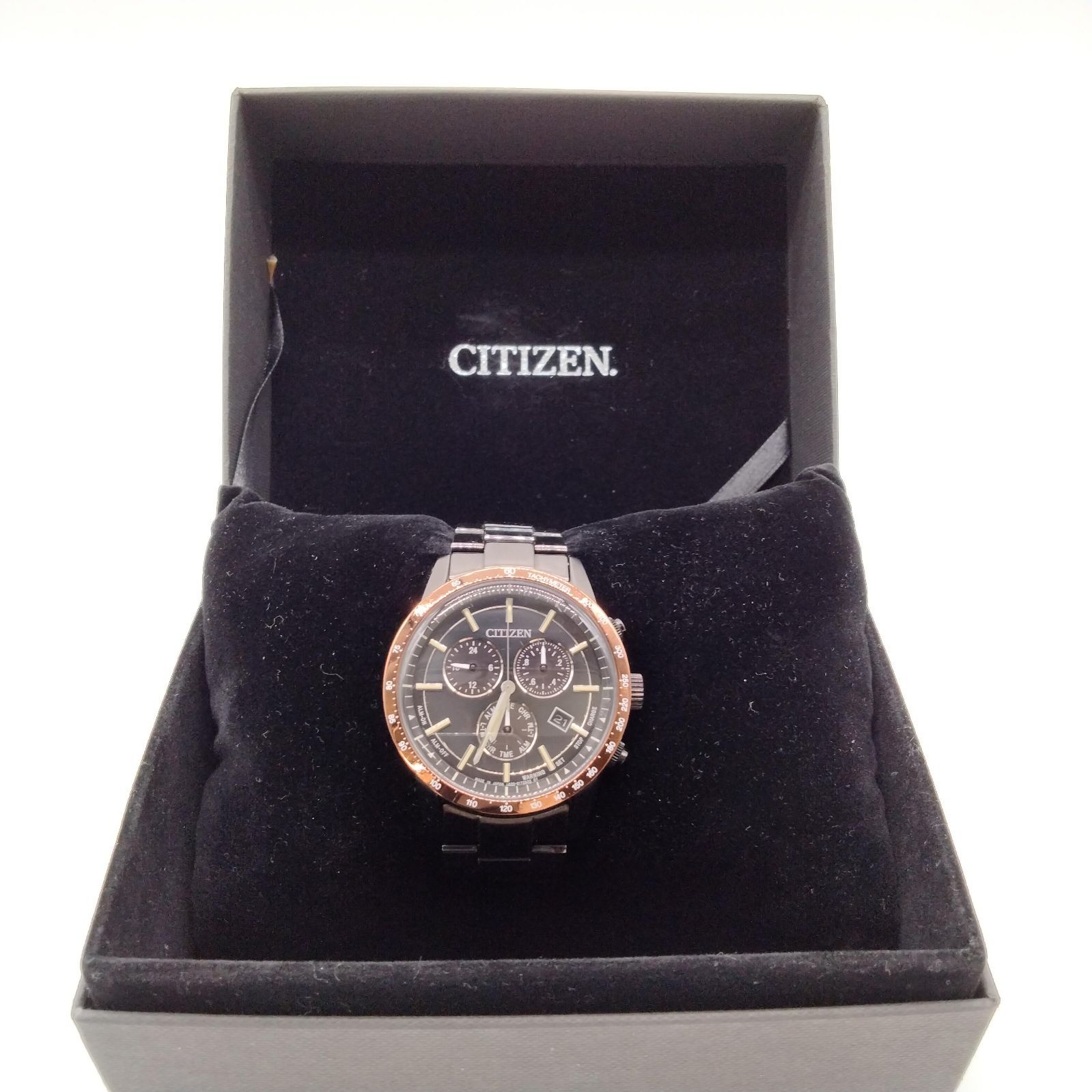✨美品✨CITIZEN エコドライブ クロノグラフ BL5495ｰ72E 腕時計 - メルカリ