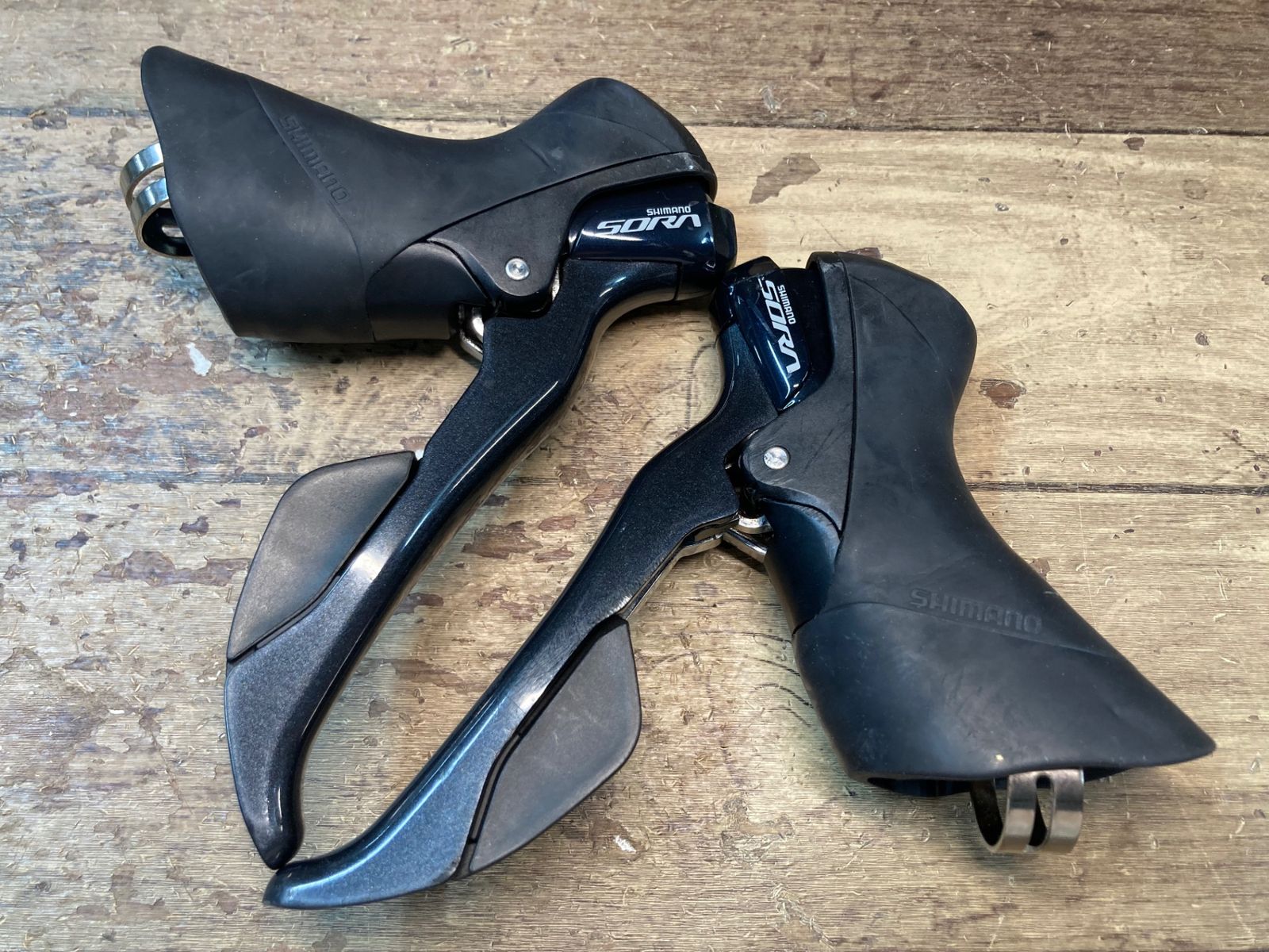 II884 シマノ SHIMANO ソラ SORA ST-R3000 STIレバー 2x9S - メルカリ