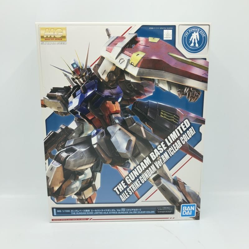 ｶﾞﾝﾀﾞﾑ MG GAT-X105 AQM|E-X01 エールストライクガンダム Ver.RM クリア |ガンダムベース 6