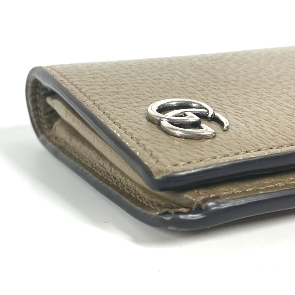 GUCCI グッチ 長財布 ダブルG GGマーモント 428740 レザー - メルカリ 