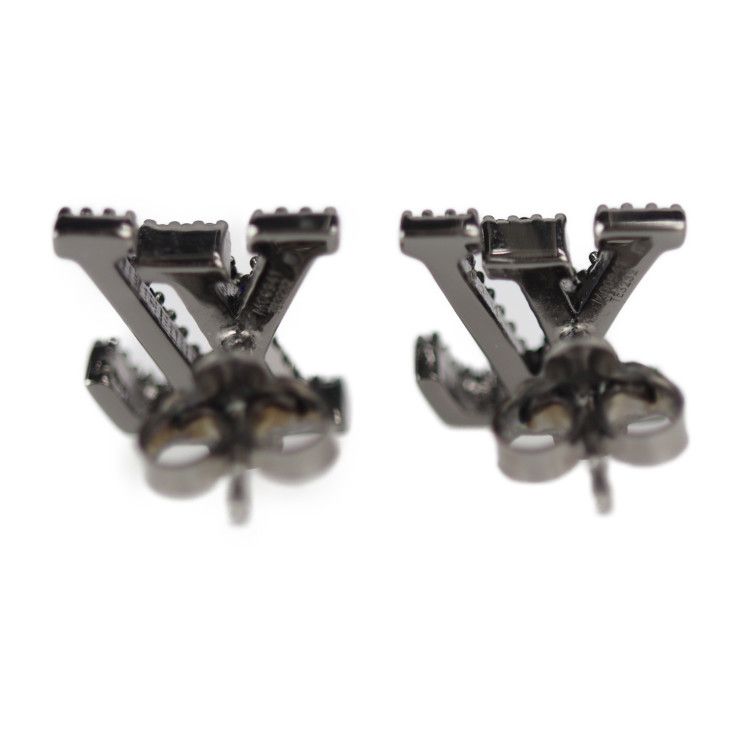 LOUIS VUITTON ルイ ヴィトン ピアス M00941 メタル ガンメタル