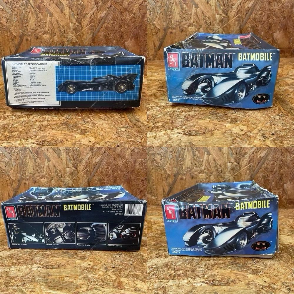 80s USA製 BATMAN BATMOBILE ERTL製プラモデル 80年代