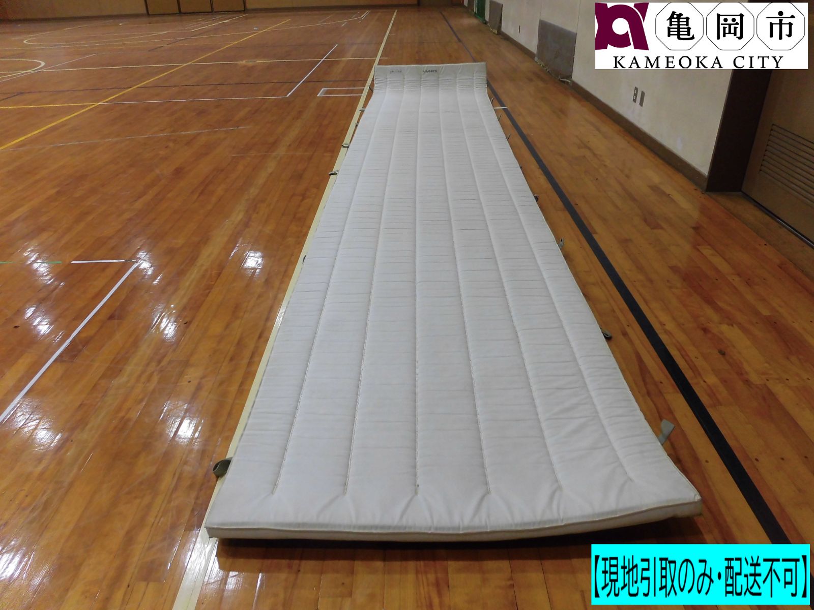 現地引取のみ 体操マット 1.15ｍ×6ｍ 学校用品 学校備品 体育用品 器械体操 体育館