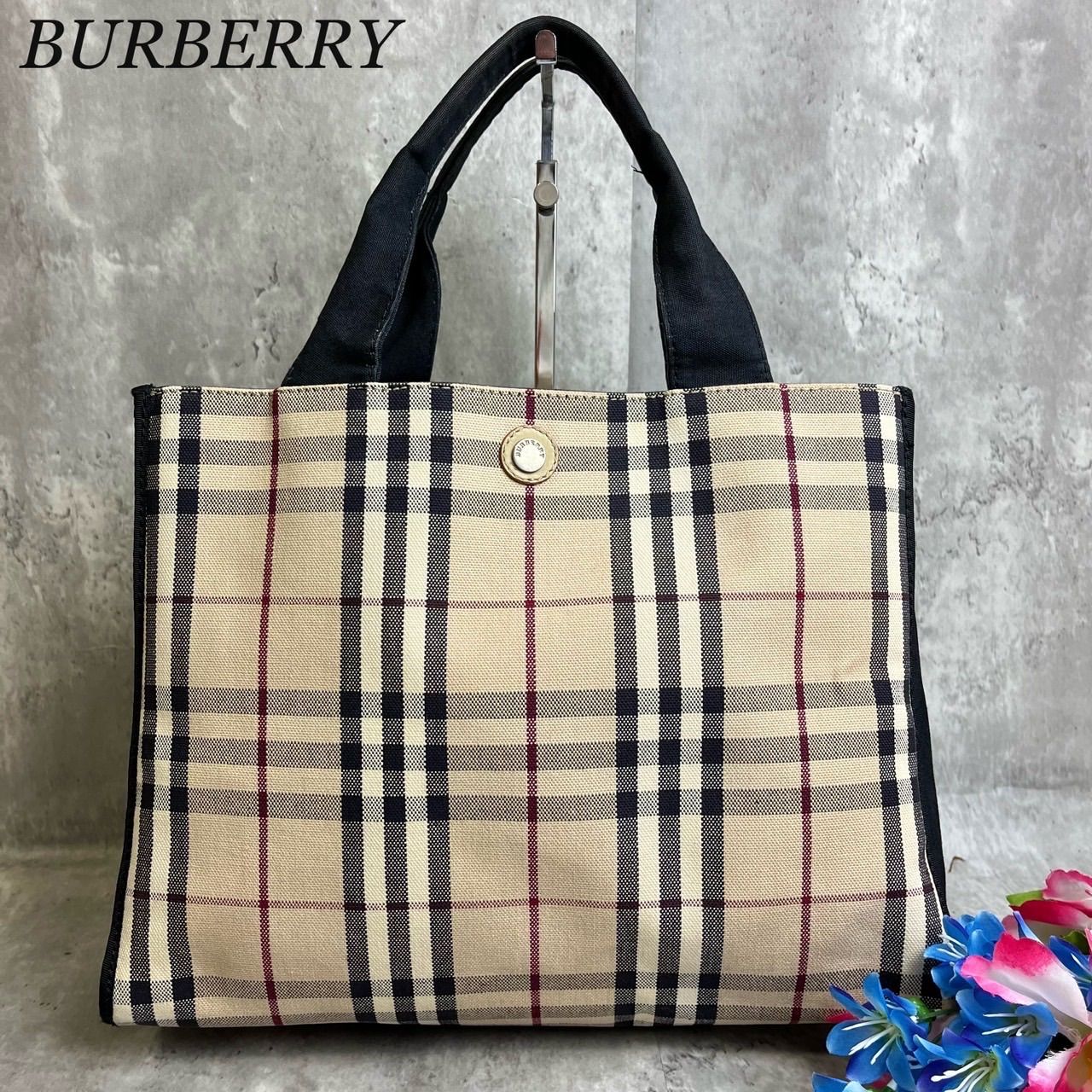 ✨良品✨ BURBERRY バーバリー ハンドバッグ トートバッグ ノバ