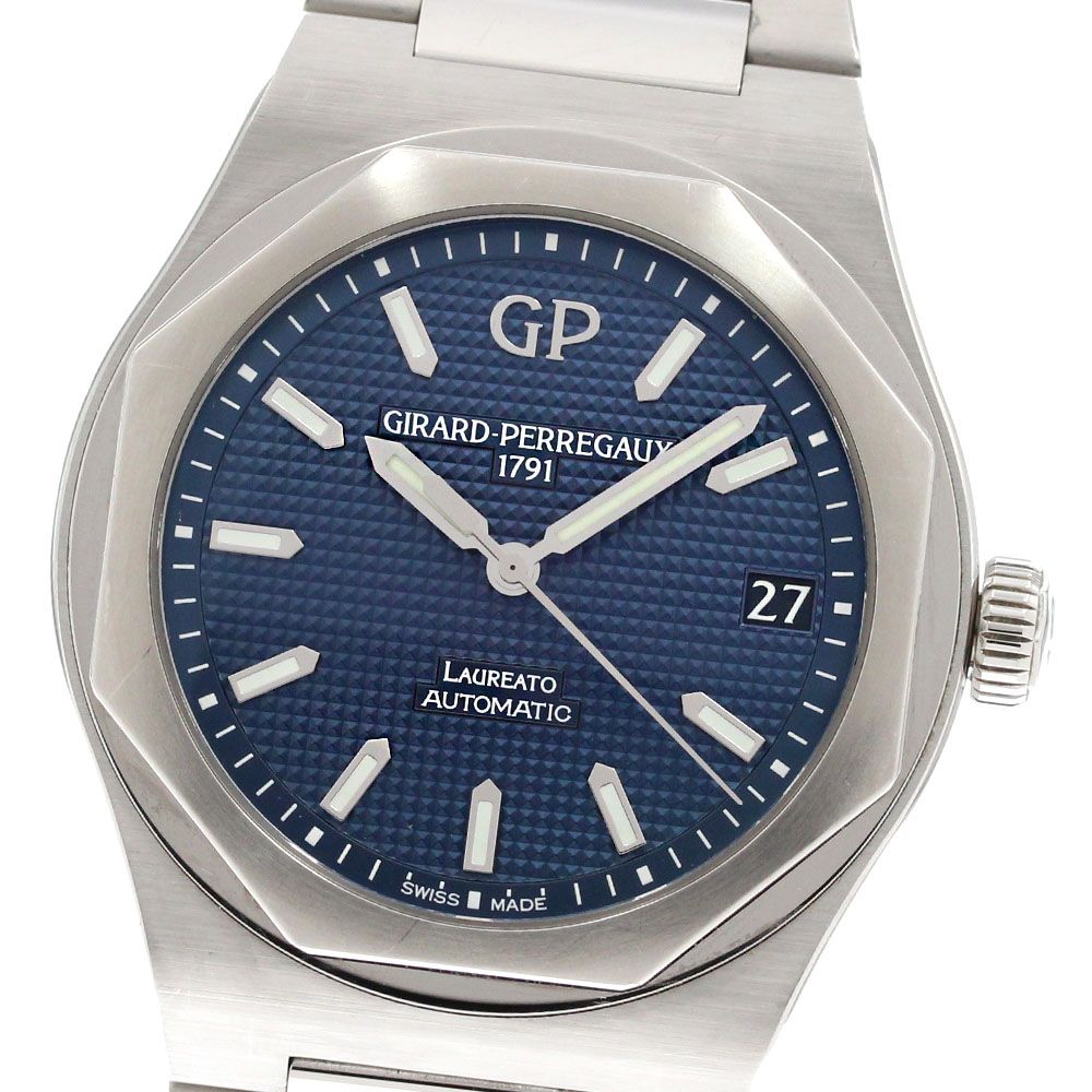 ジラール・ペルゴ GIRARD PERREGAUX 81010-11-431-11A ロレアート デイト 自動巻き メンズ箱・保証書付き_864425