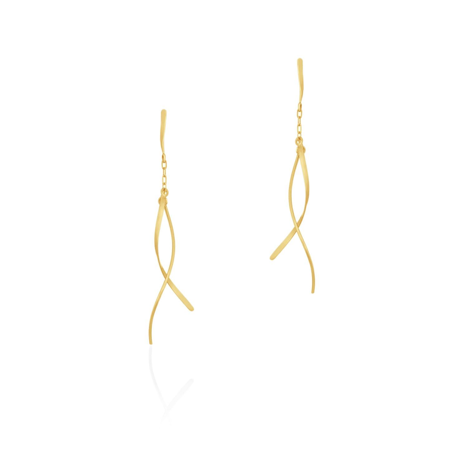 Canal 4℃ カナルヨンドシー K10イエローゴールド ピアス 151736152001