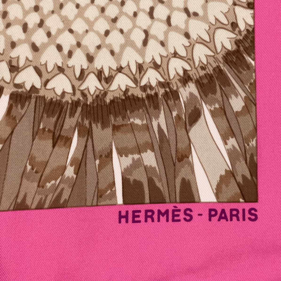 美品 HERMES エルメス スカーフ カレ 90 スクエア ピンク マルチ