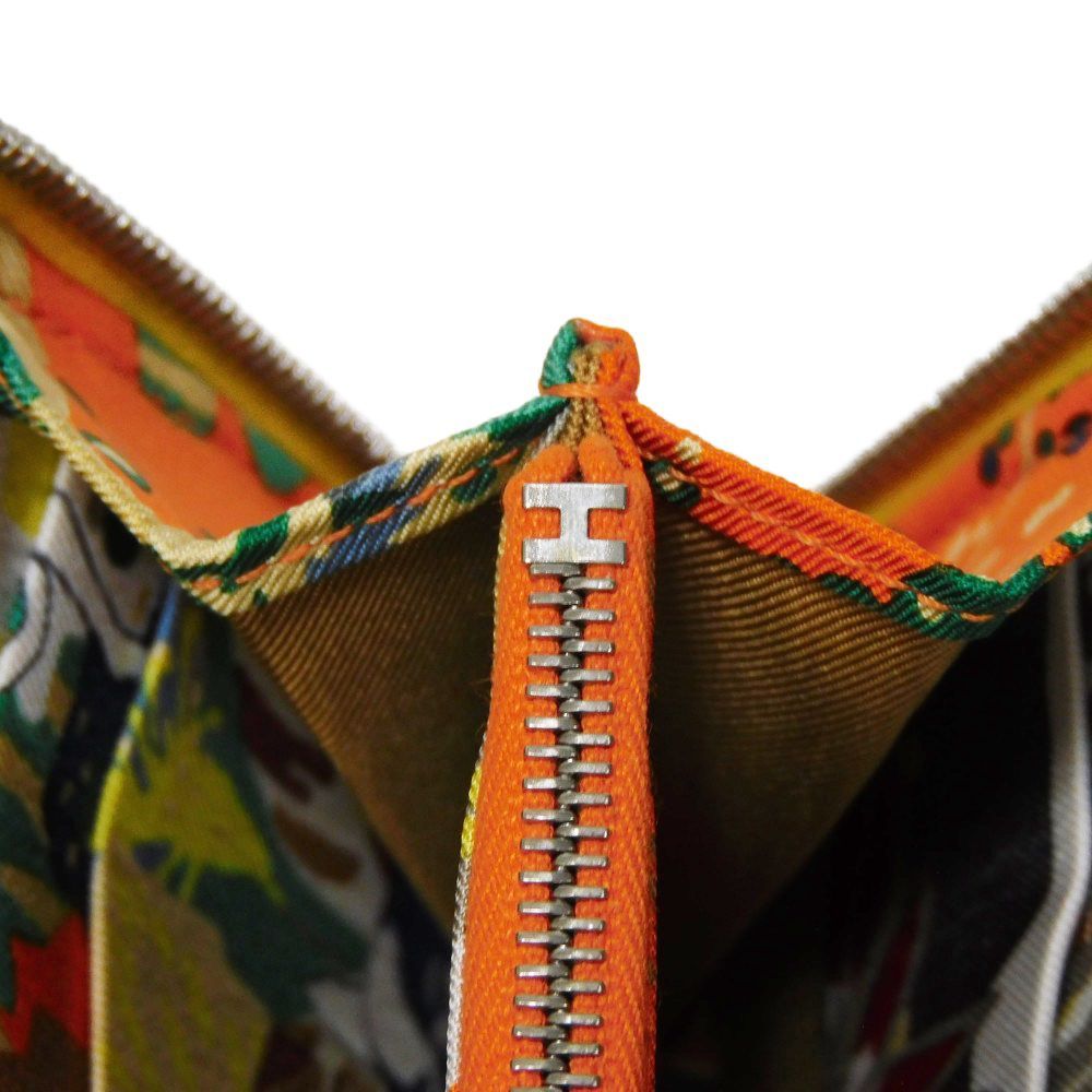 HERMES エルメス アザップ ロング シルクイン イエロー マルチカラー  