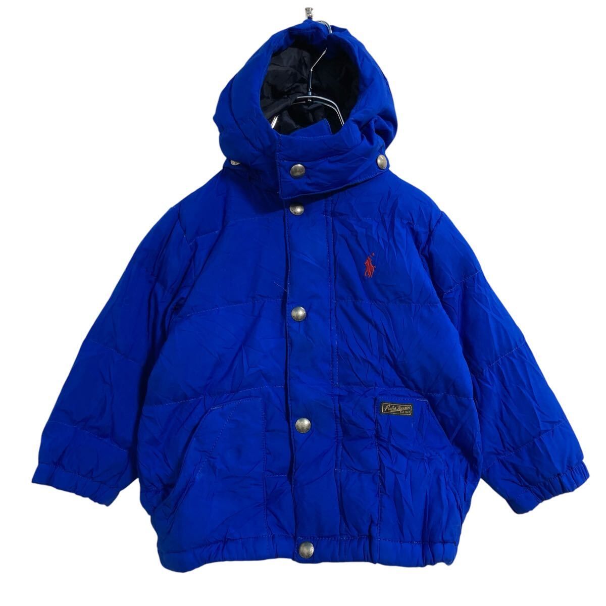 Polo Ralph Lauren ダウンジャケットキッズ 2歳 ブルー ポロラルフ 