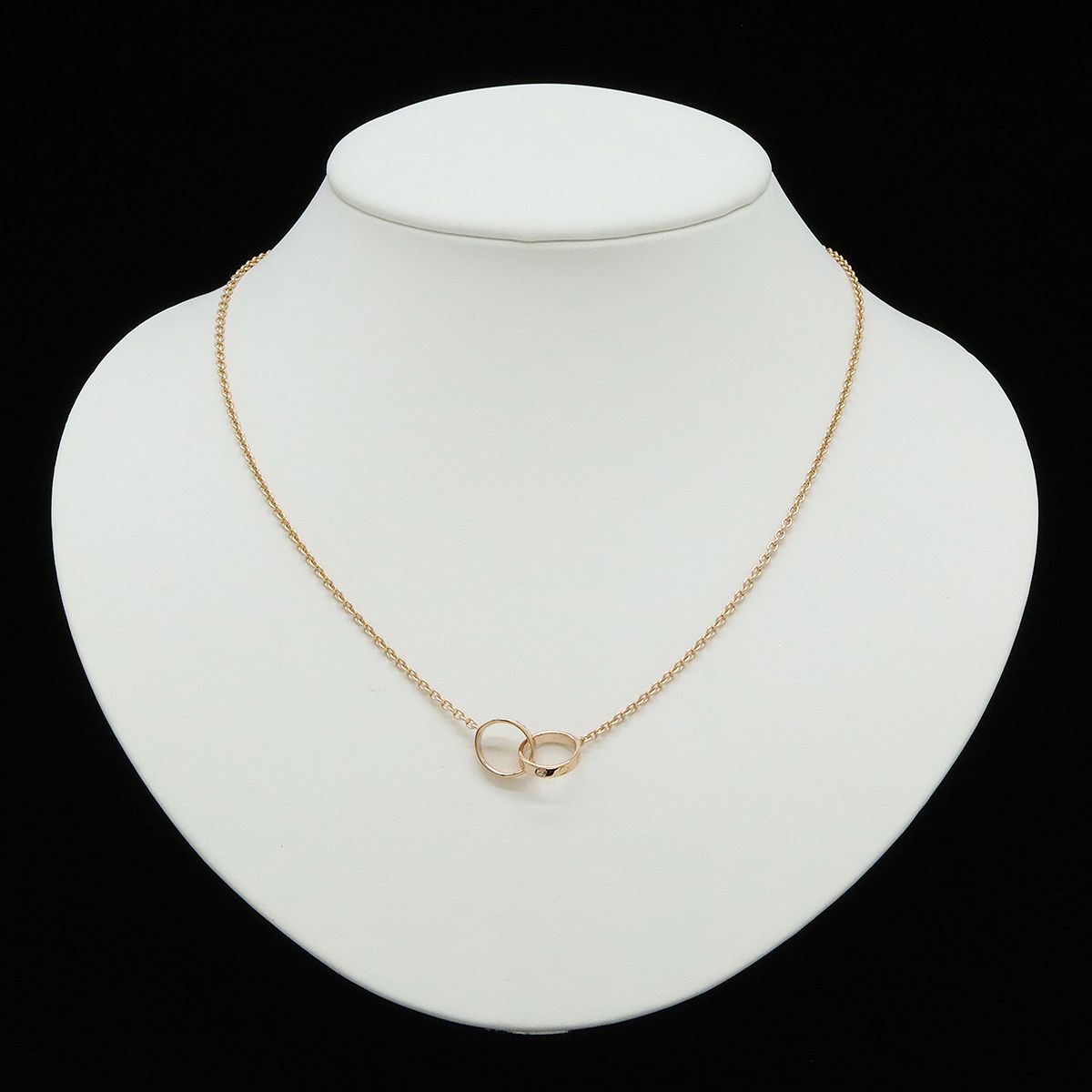 ⚪︎Cartier カルティエ ラブ ネックレス ペンダント PG750 K18 LOVE（Cartier） カルティエ ラブ ネックレス K18PG ピンク