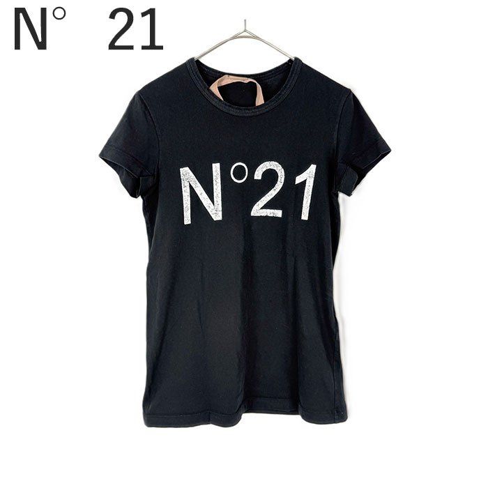 ヌメロヴェントゥーノN°21.ブラック N°21 numero ventuno / ヌメロ ヴェントゥーノ ビッグ ロゴ プル