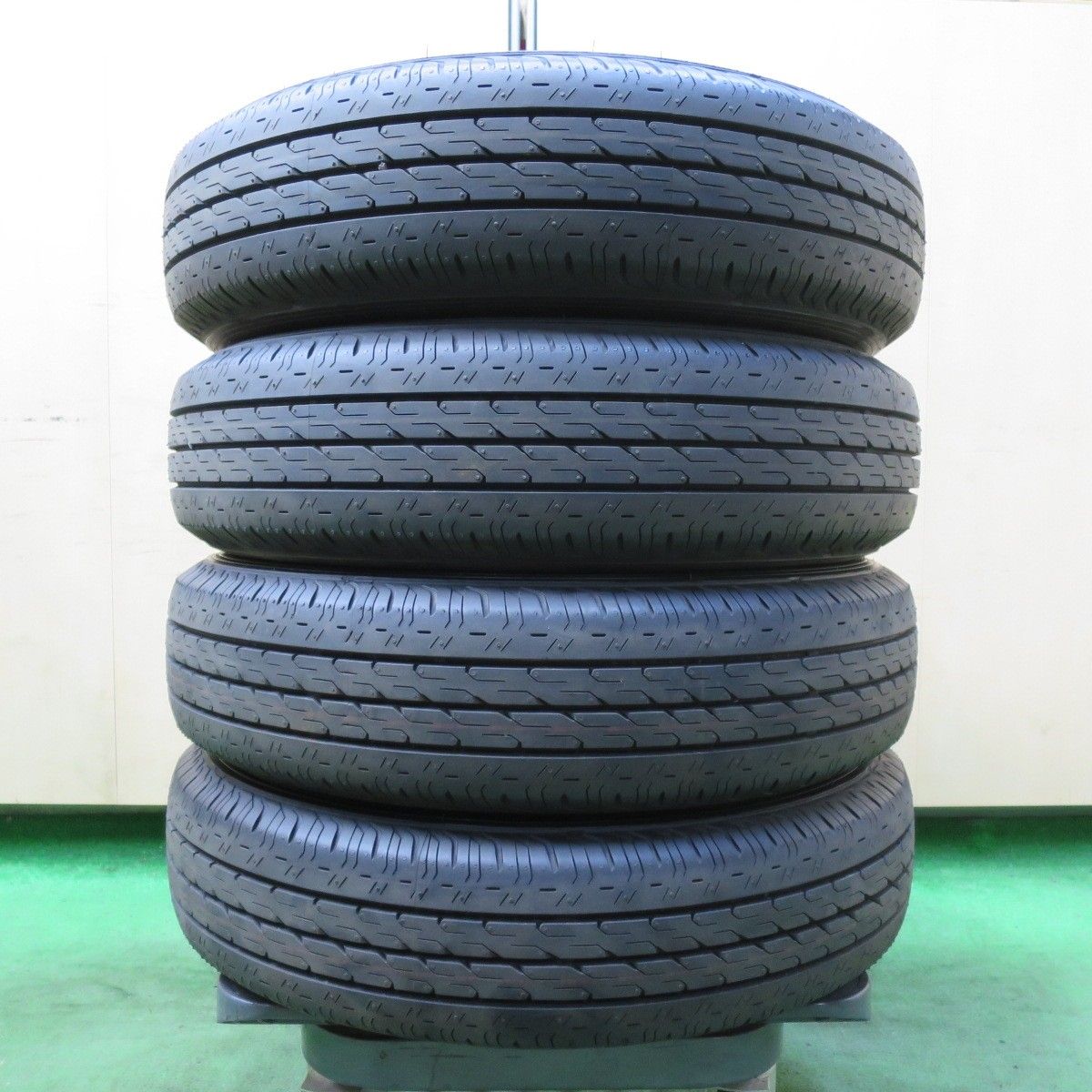 送料無料] 新車外し！24年☆165/80R14 97/95N ブリヂストン エコピア 
