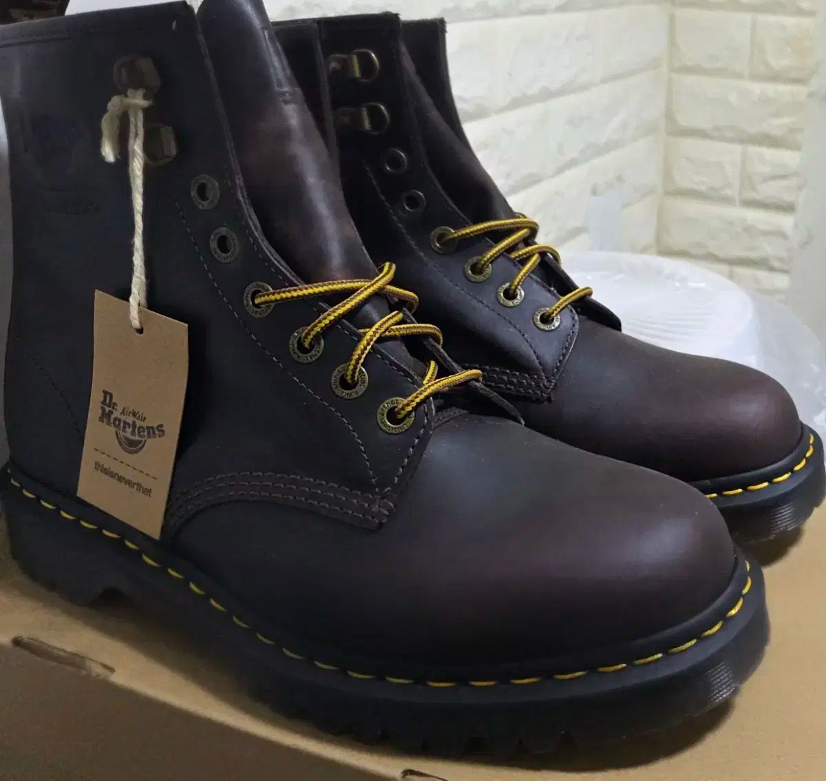 実物 DR. MARTENS ドクターマーチン 1460 ブラウン 305 310mm