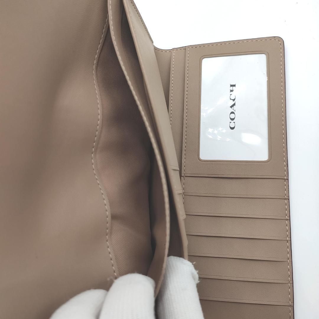 COACH] コーチ 日本未入荷 スリム 三つ折り 長財布 CC815（ピンク