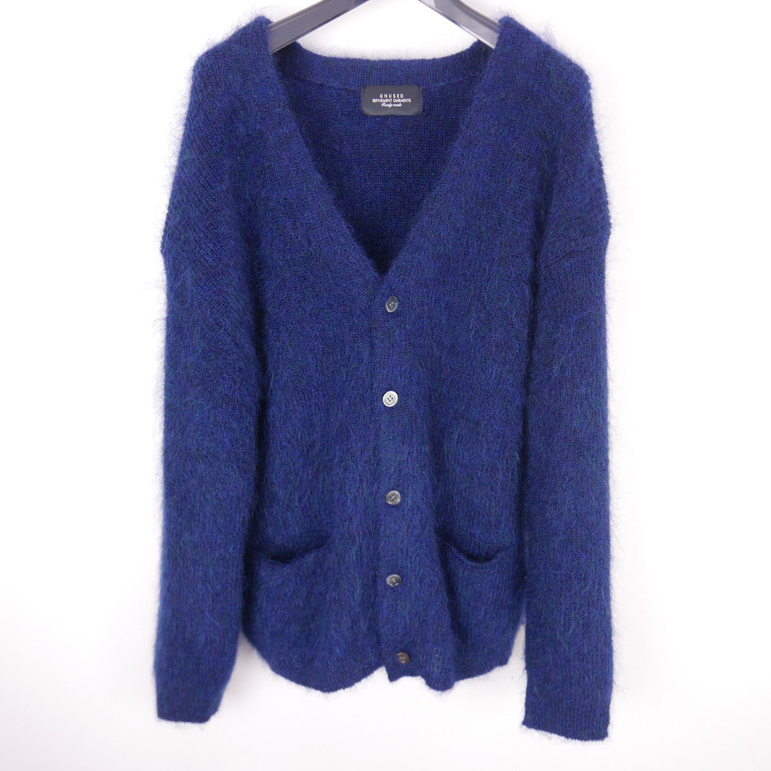 UNUSED アンユーズド mohair cardigan. モヘア ニット カーディガン 