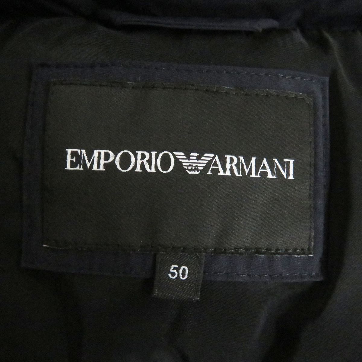 美品□2019年製 黒タグ EMPORIO ARMANI/エンポリオアルマーニ ロゴ