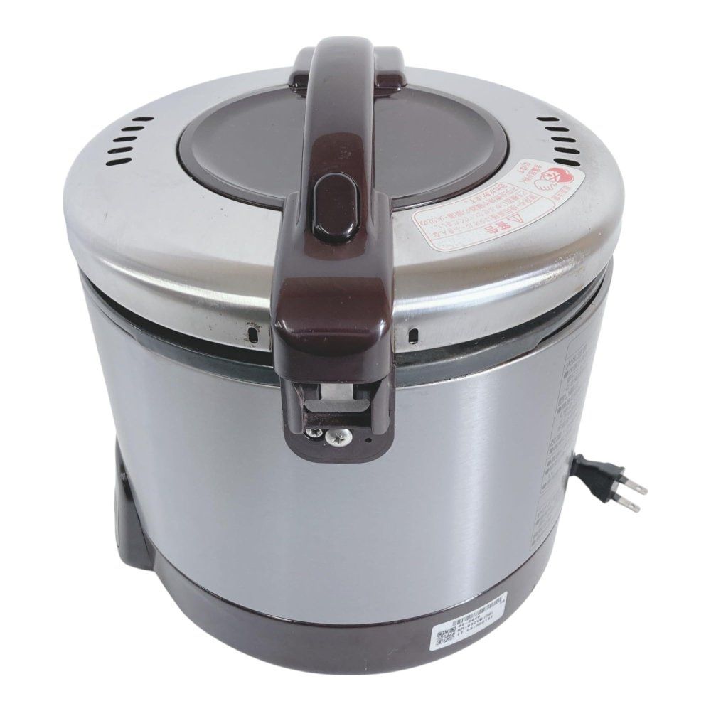 リンナイ こがまる ジャー付きガス炊飯器 3合炊き・ダーク