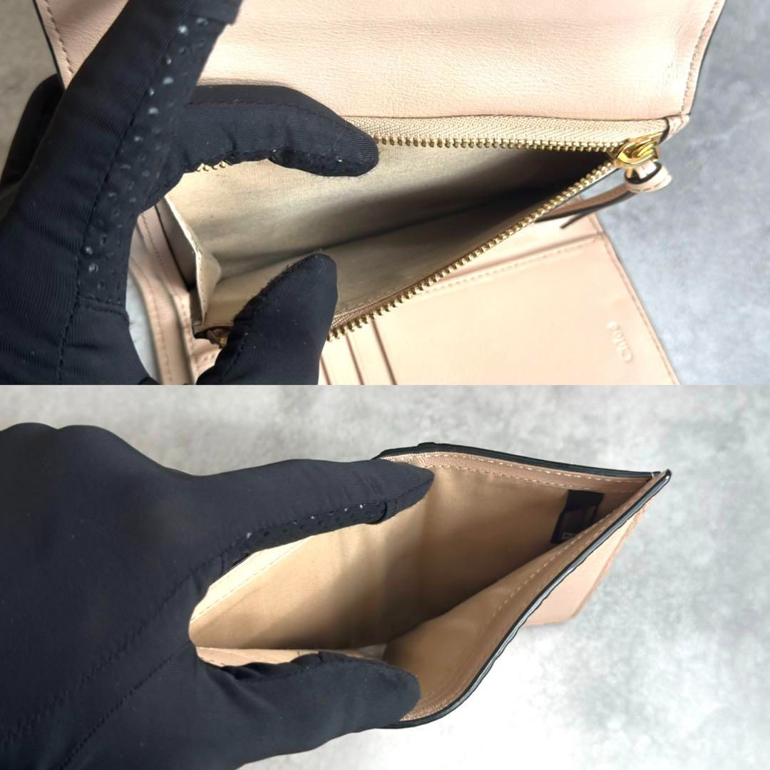 Chloe クロエ / アルファベットコンパクトウォレット 三つ折り Chloe クロエ / アルファベットコンパクトウォレット 三つ折り
