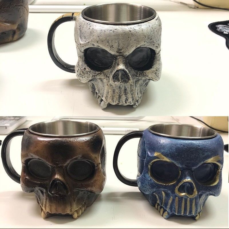 50s レアカラー 青 スカル　ドクロ　マグカップ ビンテージ 50s レアカラー 青 スカル ドクロ マグカップ ビンテージ 50s レア