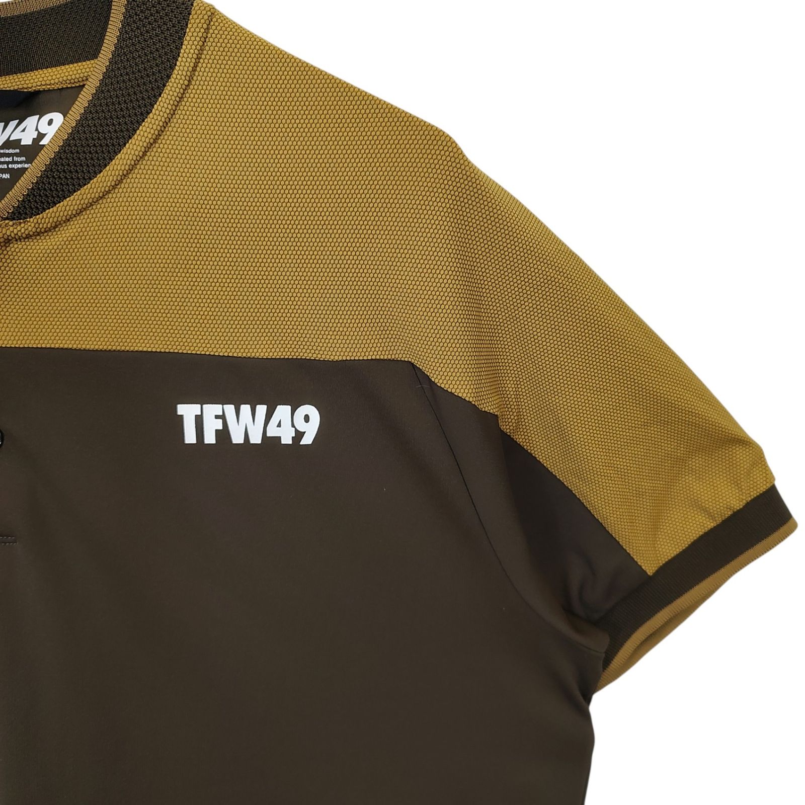 TFW49 ティーエフダブリュー ゴルフ 23SS COLLAR LESS POLO カラーレス 
