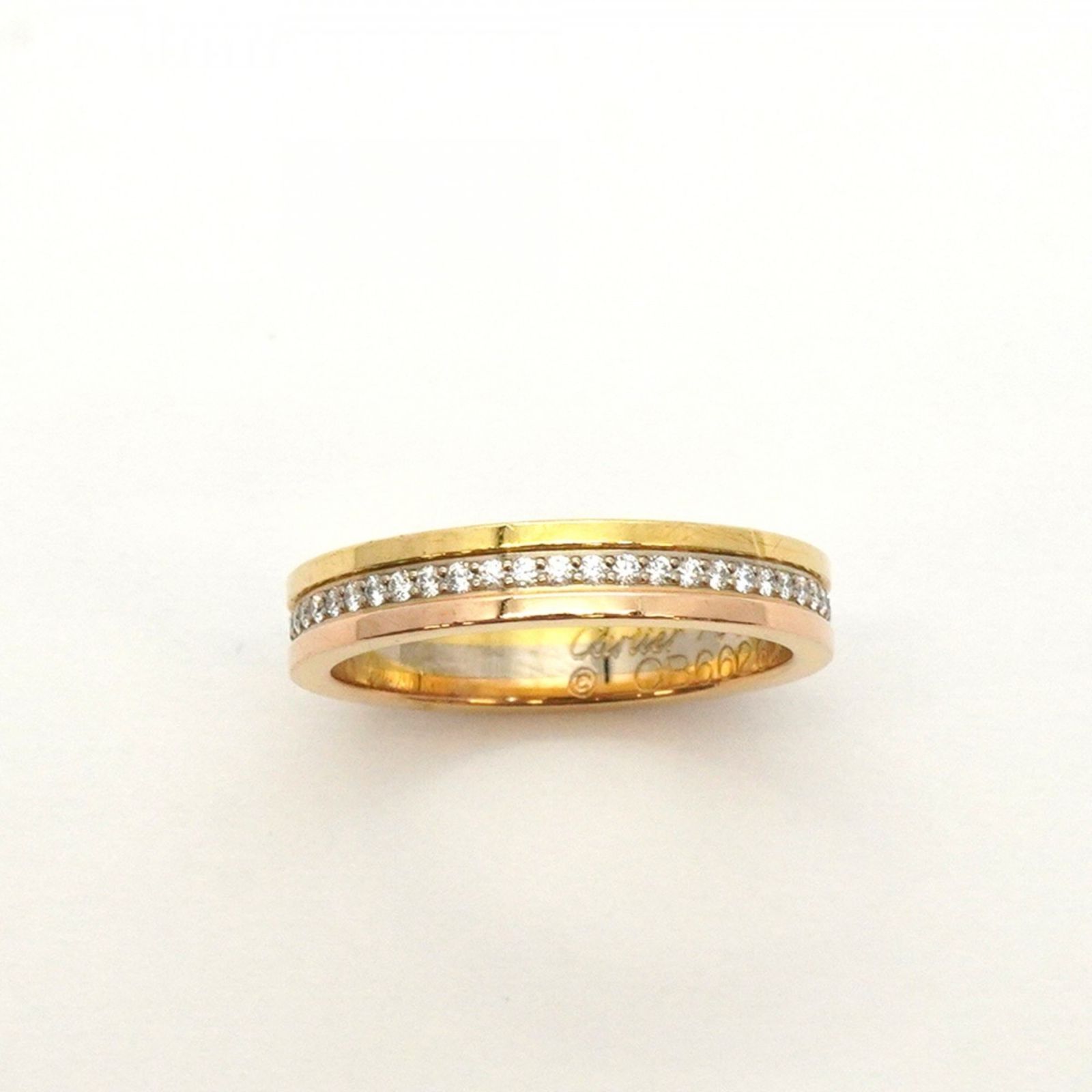 カルティエ ダムール フルダイヤ リング 18K PG JP5号 カルティエ ダムール フルダイヤ リング 18K PG JP5号 - メルカリ