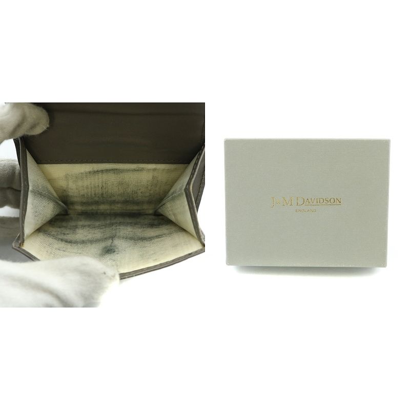 ジェイ&エムデヴィッドソン J&M Davidson 三つ折り財布