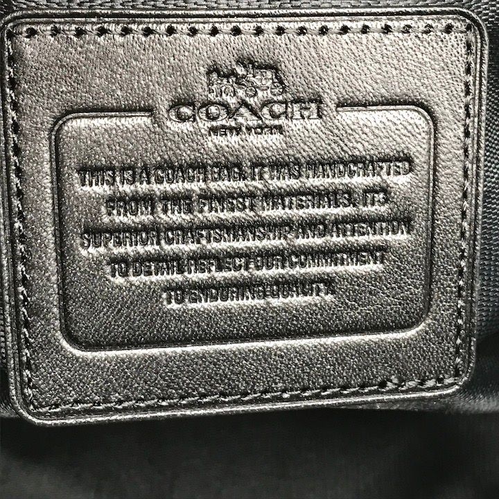 展示品 COACH コーチ ギャザー キルテッド レザ－ ブラック 2WAY