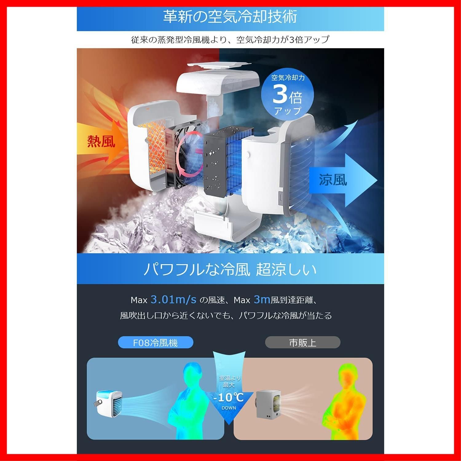 誕生日 氷入れ水冷エアコン