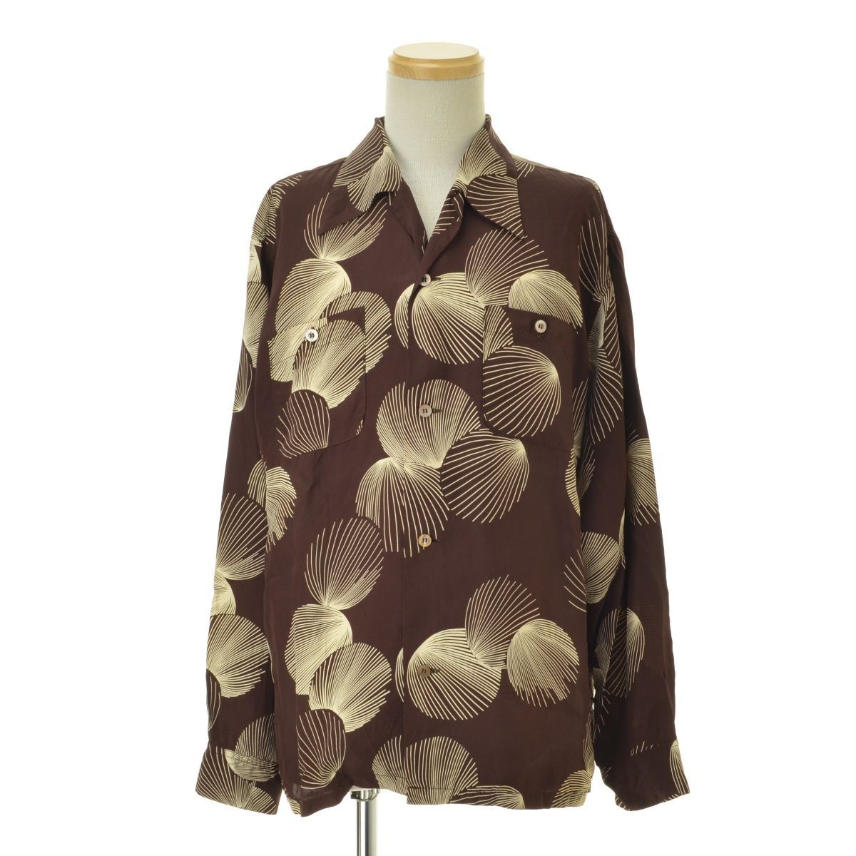 SUNSURF】SS21570 DUKES SHELLS レーヨンハワイアン アロハ長袖シャツ