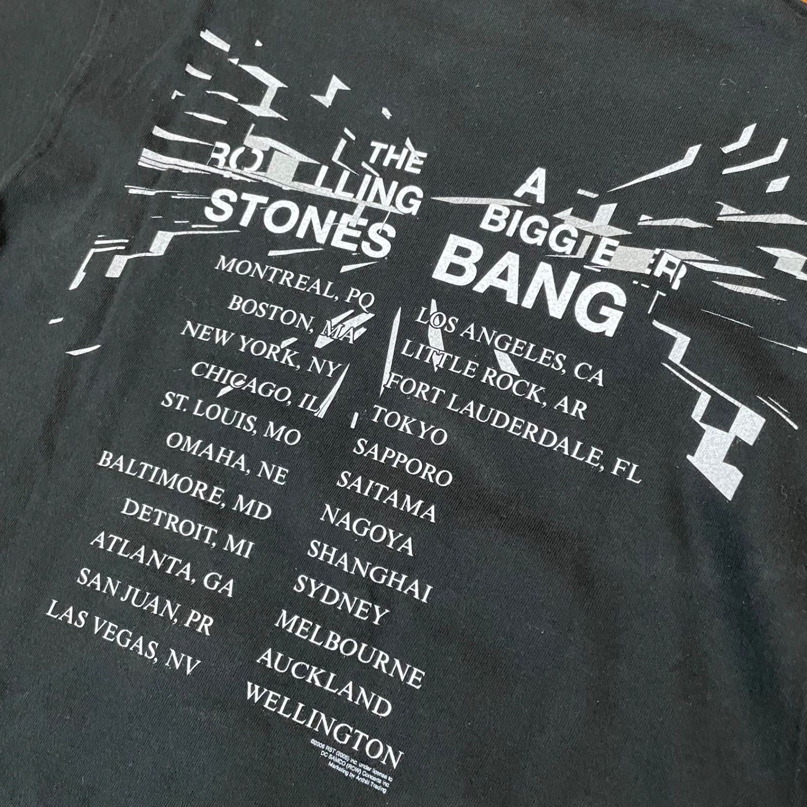 05 Rolling Stones ワールドツアーTシャツ 2005年 A BIGGER BANG TOUR