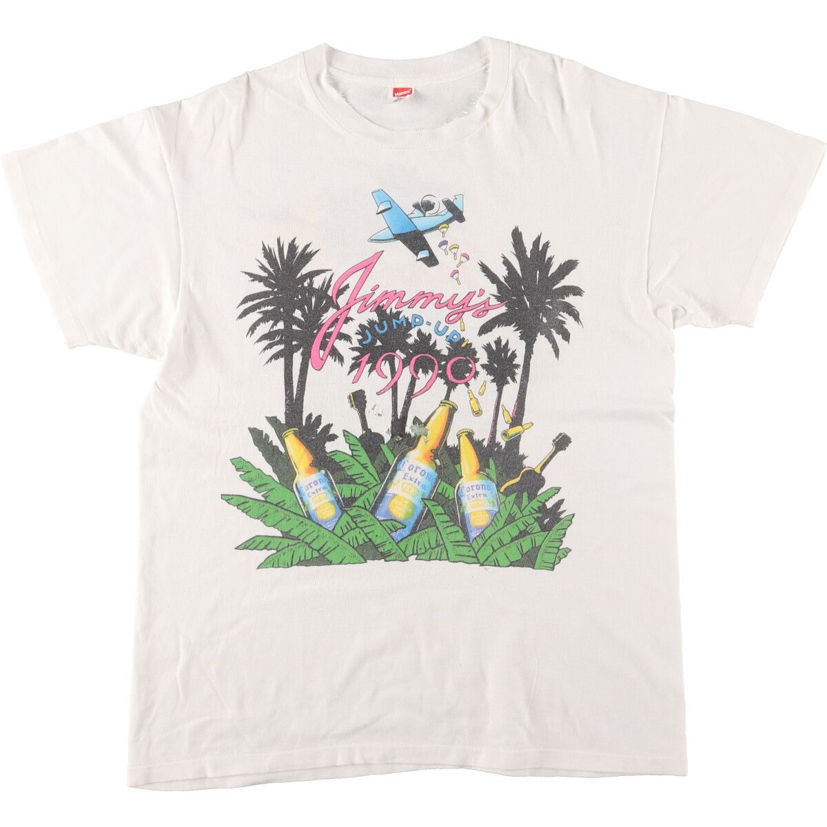 古着 90年代 ヘインズ Hanes CORONA EXTRA コロナエキストラ アドバタイジングTシャツ USA製 メンズXL ヴィンテージ/eaa454412