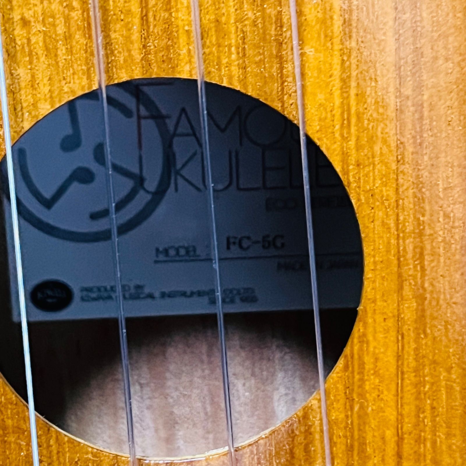 コンサートウクレレ ケース付き